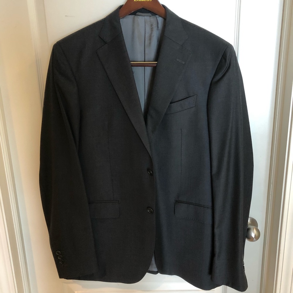 Pape gray suit